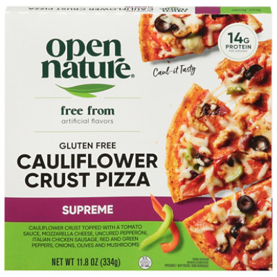 Open Nature Pizza Cauliflower Supreme 11.8 Oz - 11.8 OZ - Image 1