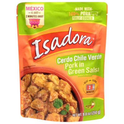 Isadora Entree Pork Chile Verde - 8.8 OZ - Image 2