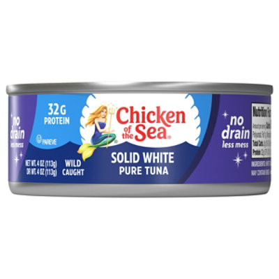 Chicken Of The Sea Solid White Pure Tuna No Drain 4oz - 4 OZ - Image 3