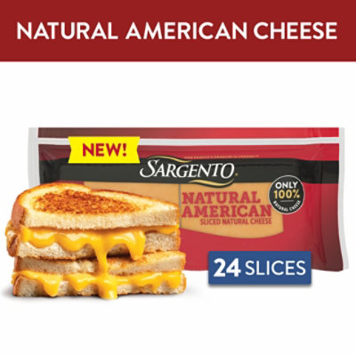 Sargento Natural American Cheese Slices 24 Slices - 16 Oz - Image 1