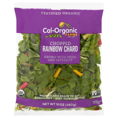 Cal-organic Farms Organic Chopped Rainbow Chard 10oz - 10 OZ - Image 2