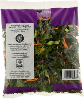 Cal-organic Farms Organic Chopped Green Kale & Carrots 10oz - 10 OZ - Image 4