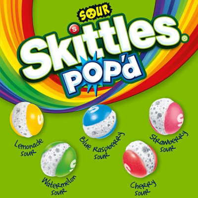 Skittles Pop'd Sour Stand Up Pouch - 5.5 Oz - Image 5