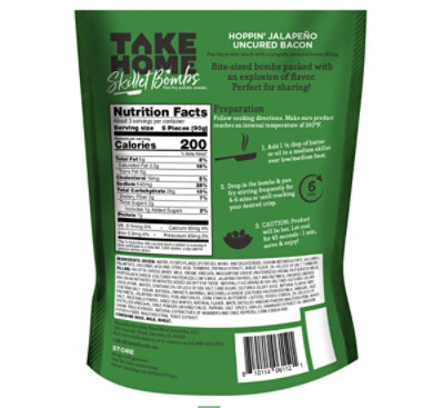 Take Home Hoppin Jalapeno Uncured Bacon Skillet Bomb - 10 OZ - Image 5