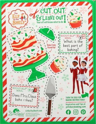 Pillsbury Funfetti The Elf On The Shelf Swirl Cake Mix 15.25 Oz Box - 15.25 OZ - Image 5