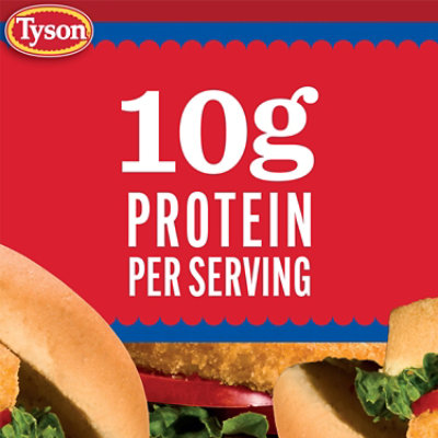 Tyson Fully Cooked & Breaded Frozen Chicken Patties - 3.37 Lb Bag - Image 4