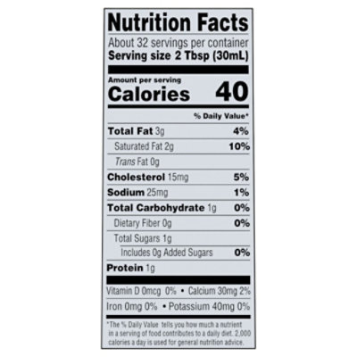 Kemps Select Uht Half & Half Tetra Top Paper Quart 32 Fz - 32 FZ - Image 3