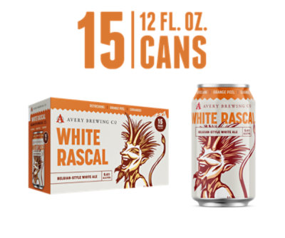Avery White Rascal 15-12 Fl Oz In Cans - 15-12FZ - albertsons
