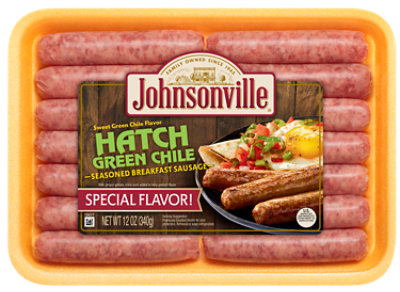 Johnsonville Hatch Green Chile Breakfast Sausage Links 12oz - 12 OZ - Image 1