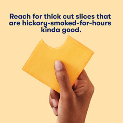 Tillamook Smoked Medium Cheddar Cheese Slices - 6 Oz - Image 2