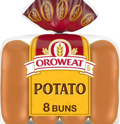 Oroweat Potato Hot Dog Buns - 15 OZ - Image 1