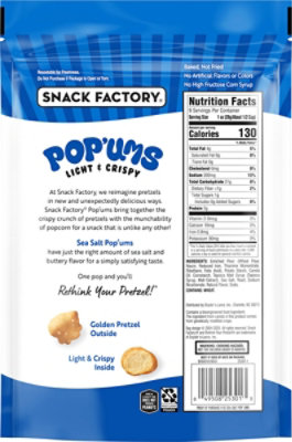 Snack Factory Pop'ums Sea Salt Pretzel Snacks - 9 Oz - Image 6