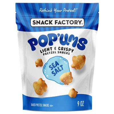 Snack Factory Pop'ums Sea Salt Pretzel Snacks - 9 Oz - Image 1