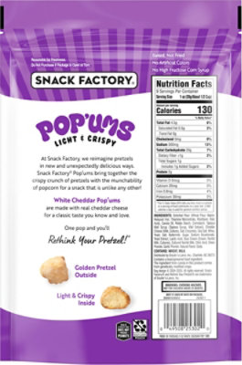 Snack Factory Pop'ums White Cheddar Pretzel Snacks - 9 Oz - Image 6