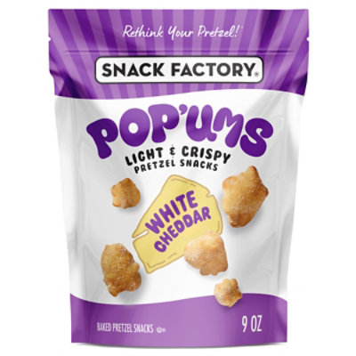 Snack Factory Pop'ums White Cheddar Pretzel Snacks - 9 Oz - Image 1