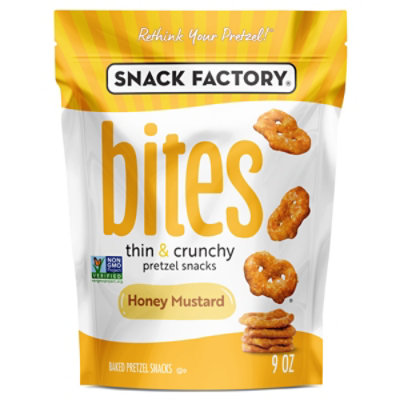 Snack Factory Bites Honey Mustard Pretzel Snacks - 9 Oz - Image 1