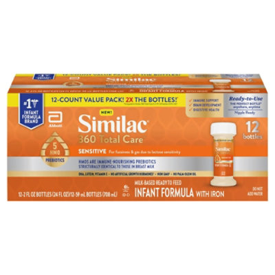 Similac 360 Total Care Sensitive 2 Ounce Bottle Nipple - 2 FZ - Image 4