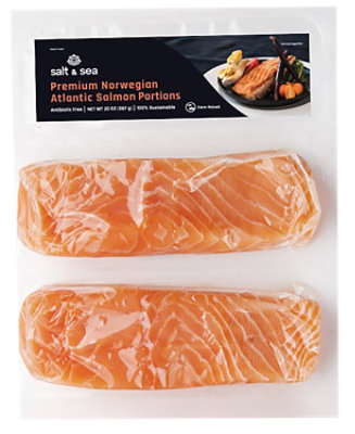 Salt & Sea Salmon Portions 10oz - 10 OZ - Image 1