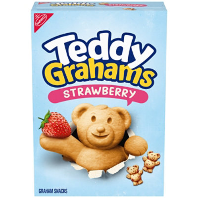 Teddy Grahams Strawberry 10oz - 10 OZ - Image 1