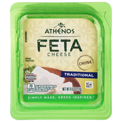 Athenos Traditional Feta Cheese Deli - 8 OZ - Image 1