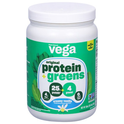 Vega Protein & Supergreens Vanilla 18oz - 18 OZ - Image 3