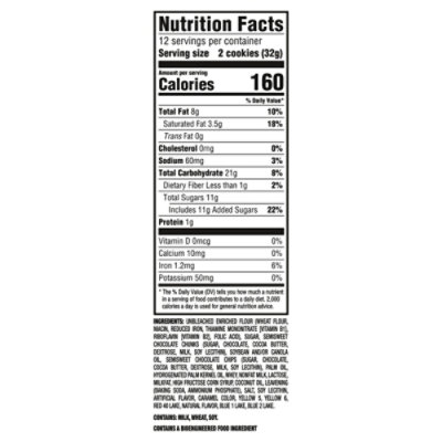 Chips Ahoy Caramel Chocolate Family Size 13.88oz - 13.88OZ - Image 4