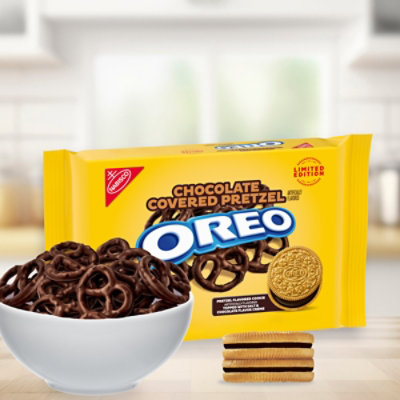 OREO Chocolate Covered Pretzel Cookies - 10.68 Oz - Image 5