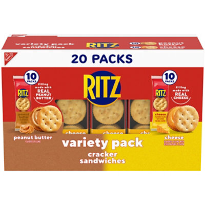 Ritz Cracker Peanut Butter & Cheese Variety Pack - 20 Count - Image 1