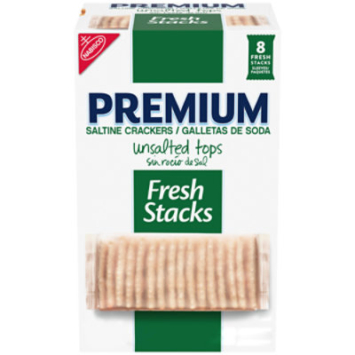 Premium Crackers Unsalted 14.2oz - 14.2 OZ - Image 1