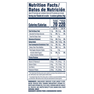 Premium Crackers Unsalted 14.2oz - 14.2 OZ - Image 4