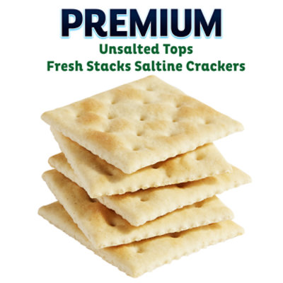 Premium Crackers Unsalted 14.2oz - 14.2 OZ - Image 3