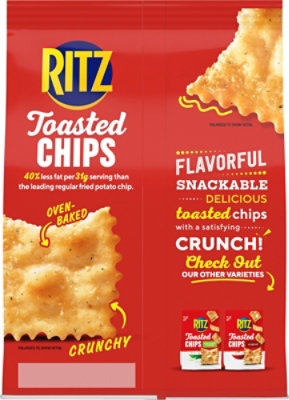RITZ Toasted Chips Roasted Garlic - 8.1 Oz - Image 6