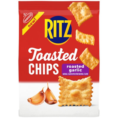 Ritz Toasted Chips Roasted Garlic 8.1oz - 8.1 OZ - Image 1