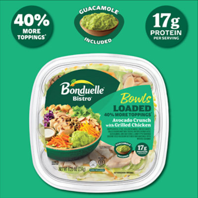 Bonduelle Bistro Loaded Bowl Avocado Crunch with Grilled Chicken - 8.25 OZ - Image 2