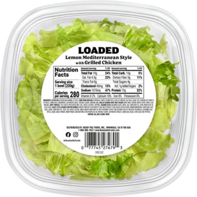 Bonduelle Bistro Bowls Loaded Lemon Mediterranean Style with Grilled Chicken - 7.75 Oz - Image 6