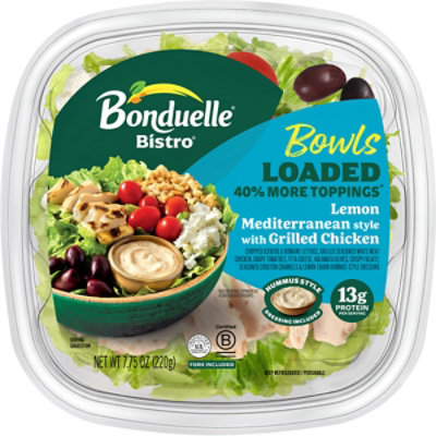 Bonduelle Bistro Loaded Bowl Lemon Mediterranean with Chicken - 7.75 OZ - Image 1