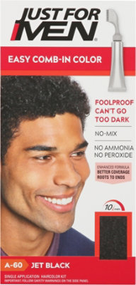 Just For Men Easy Comb-in Color Jet Black - 1.2 OZ - Image 2