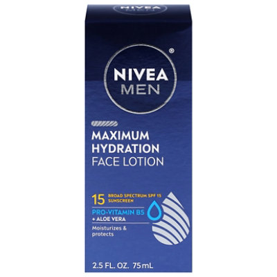 Nivea Men Max Hydration Face Lotion Spf15 - 2.5 FZ - Image 1
