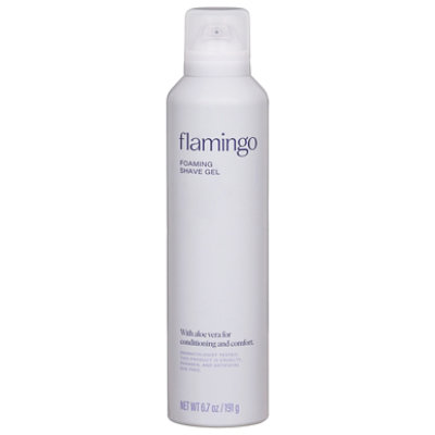 Flamingo Foaming Shave Gel For Women With Aloe Vera - 6.7 OZ - Image 1