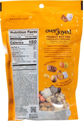 Overjoyed Indulgent Peanut Butter Chocolate Overload Trail Mix - 8 Oz - Image 5