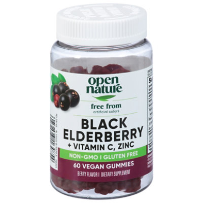 Open Nature Black Elderberry Gummies 60 Ct - 60 CT - Image 2