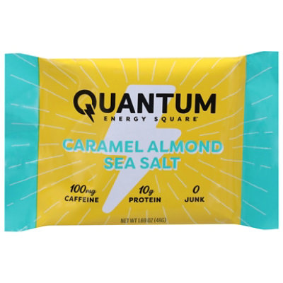 Quantum Energy Squares Bar Caramel Almond Sea Salt - 1.69 OZ - Image 2