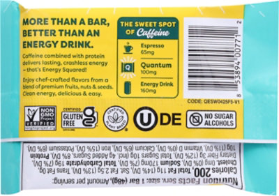 Quantum Energy Squares Bar Caramel Almond Sea Salt - 1.69 OZ - Image 5