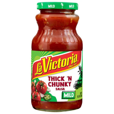 La Victoria Salsa Thick N Chunky Mild - 15.5 OZ - Image 1