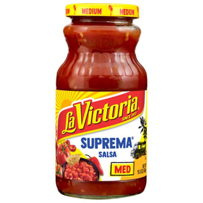 La Victoria Salsa Suprema Med - 15.5 OZ - Image 1