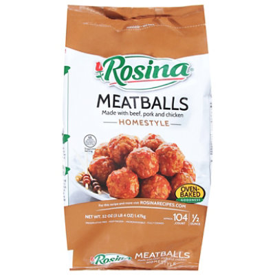 Rosina Meatballs Homestyle 52 Oz - 52 OZ - Image 3