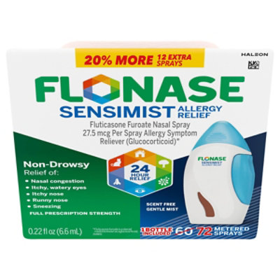 Flonase Sensimist Allergy Relief Spray 72ct - 72 CT - Image 2
