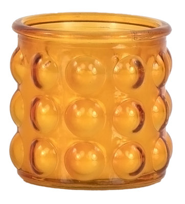 Overjoyed Boutique Bubble Glass Candle Butterscotch – Each - Image 1