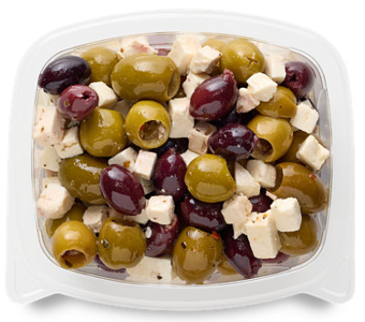 Pitted Lemon Feta Olive Medley - LB - Image 1