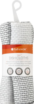 Full Circle Cleaning Dish Cloths Greyscle 3 Ea - 3 EA - Image 2
